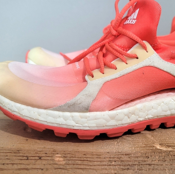 Adidas Climacross BOOST Golf Shoes Women's Orange White F33542 Size 7 - Picture 8 of 11